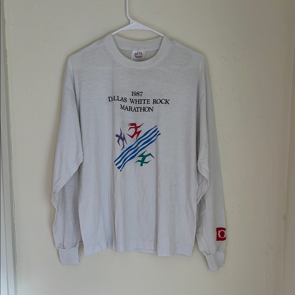 1987 Dallas White Rock Marathon Long Sleeve Shirt